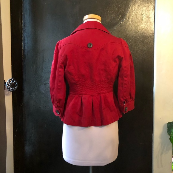 Florist Cerise Flamé jacket from Anthropologie - Picture 3 of 4
